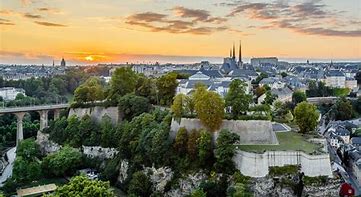 Image result for Building with an Eagle Dome in Luxembourg City