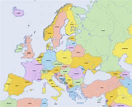 Image result for Europe Continent Political Map