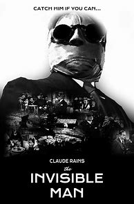 Image result for The Invisible Man Poster Framed