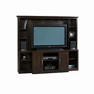 Image result for Sauder Entertainment Center Glass Doors Discontinued