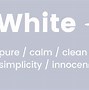 Image result for White Color Meaning