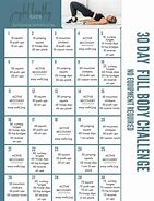 Image result for 30-Day Workout Challenge Calendar