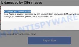 Image result for iPhone Virus Pop Up