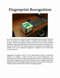 Image result for Fingerprint Recognition