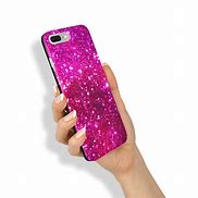 Image result for Speck Pink Glitter Case On Black Phone