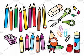 Image result for Arts and Crafts Supplies Cartoon