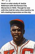 Image result for Jackie Robinson KC Monarchs