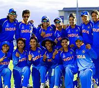 Image result for India Flag with Indian Cricket Players