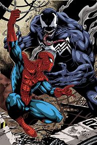 Image result for Spider-Man Comic Cool vs Venom
