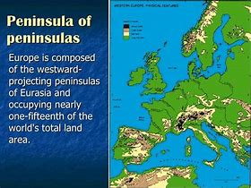 Image result for Europe Map Peninsula's