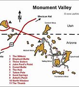 Image result for Monument Valley On Arizona State Map