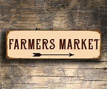 Image result for Farmers Market Direction Sign