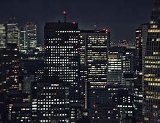 Image result for Night Tokyo City Buildings Close
