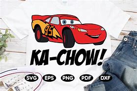 Image result for Lightning McQueen Ka-Chow SVG