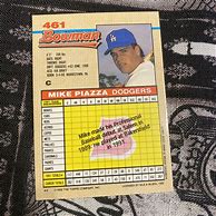 Image result for Mike Piazza Rookie Card 1993