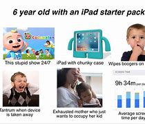 Image result for Kid On iPad Meme