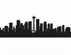 Image result for Seattle City Skyline Silhouette