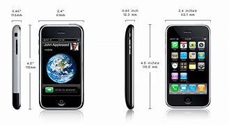 Image result for How Long Is iPhone 2G Display