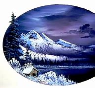 Image result for Joy of Painting Bob Ross Oval Winter Senan