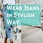 Image result for Jeans with Belt