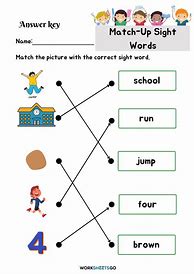 Image result for iSight Word Worksheet