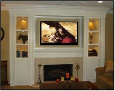 Image result for Entertainment Center with Fireplace