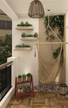 15 aménagements de Balcon sur mesure | Echelle decorative, Rangement balcon, Idée terrasse
