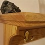 Image result for Oak Shelf with Hooks