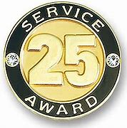 Image result for 25 Year Service Award