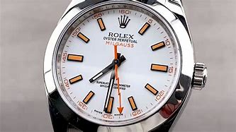 Image result for Rolex Milgauss White Dial