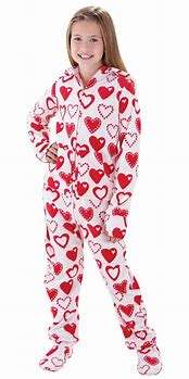 Image result for Teen Girl Footed Pajamas