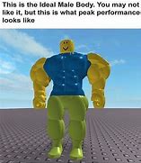 Image result for Roblox Buff Noob Meme