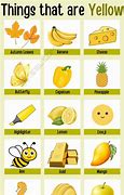 Image result for Things That Are Dark Yellow