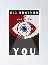 Image result for Print of Big Brother 1984