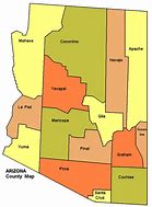 Image result for County Map of Arizona