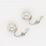 Image result for Round Ball Silver Clip On Earrings