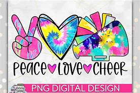 Image result for Peace Love Cheer