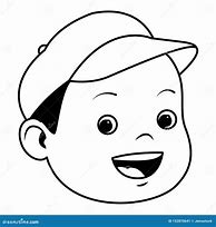 Image result for Boy Face Black and White