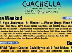 Image result for 2018 Coachella Music Festival Line Up