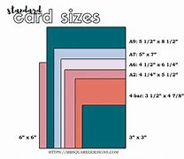 Image result for Standard Card Size