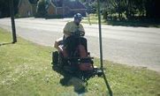 Image result for Custom Ride On Lawn Mower