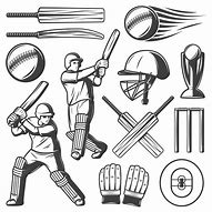 Image result for Cricket Stump Doodle