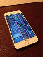 Image result for iPhone 6 Plus White with a Broken Screen