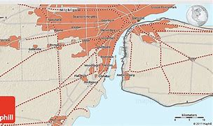 Image result for Detroit Map 3D