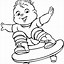 Image result for Skateboard Coloring Pages