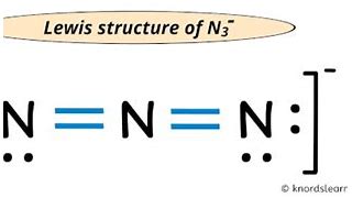 Image result for N3 Molecular Shape