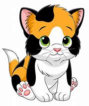 Image result for Calico Cat Cartoon