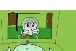 Image result for Depressed Squidward Meme
