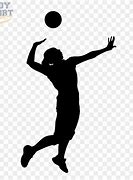 Image result for Volleyball Silhouette Clip Art