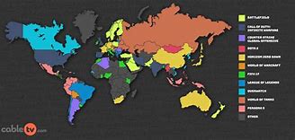 Image result for Most Popular Games by Country